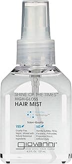 GIOVANNI Shine of the Times Finishing High-Gloss Hair Mist - Anti Frizz Hair Products, Color Safe, Salon Quality, Cruelty-Free, No Parabens, Infused with Natural Botanical Ingredients - 4.3 oz
