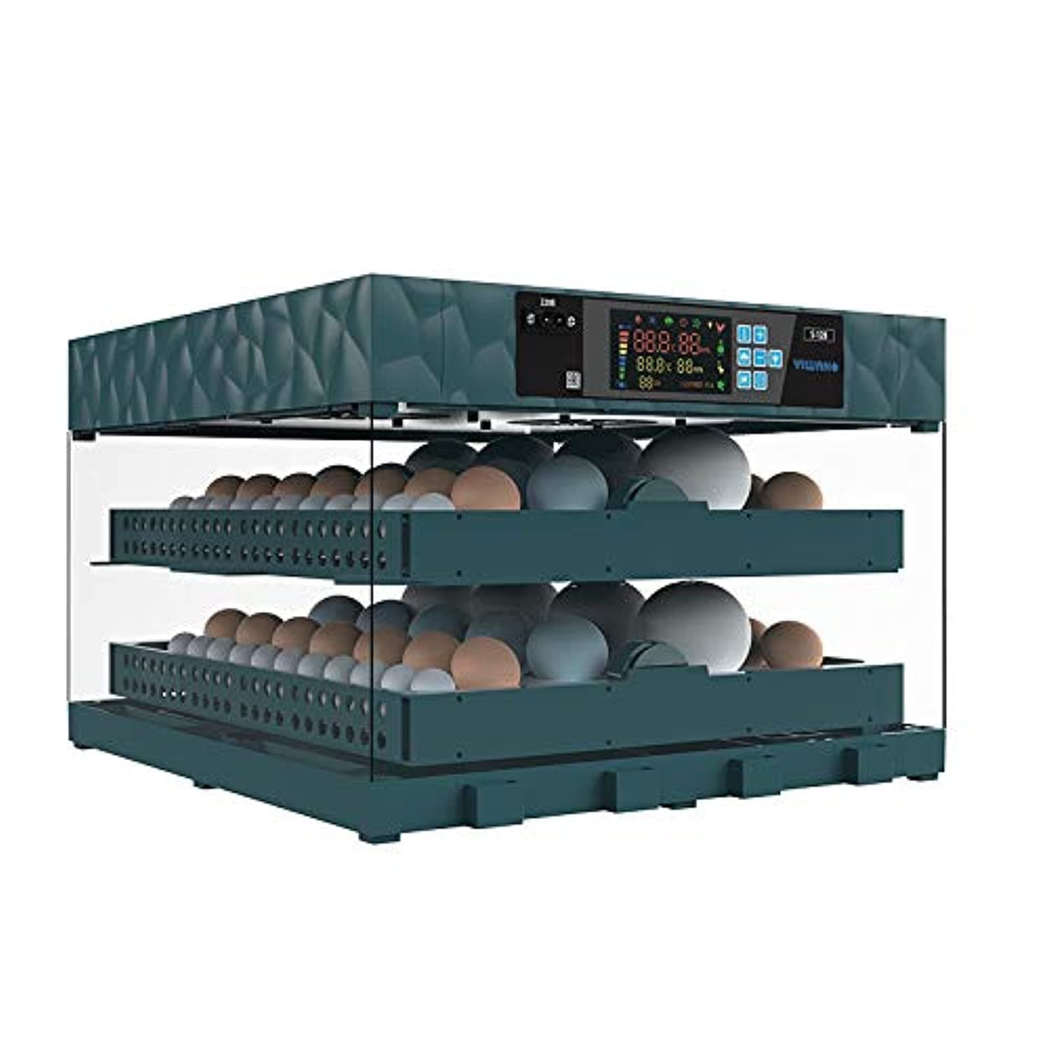 Nano Classic 128 Eggs Dual Power Digital Mini New Automatic Egg Incubator with Turner