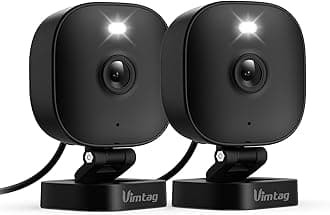 VIMTAG 2.5K Security Camera Indoor/Outdoor, Cameras for Home Security with Color Night Vision, AI Human Detection, Spotlight/Siren, Pet/Baby Monitor, IP66, 2-Way Audio,Compatible with Alexa, Wired