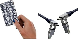 URBN 10000 mAh Lightning Nano Slim Power Bank-Payal Singhal Edition (Blue) with Desingner Cable