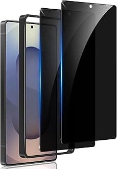 For Samsung Galaxy 25 Ultra Privacy Screen Protector Tempered Glass, Fingerprint Unlocking, 25 Anti Spy S25 Ultra Screen Protector, Full Coverage, Case Friendly, Easy Installation, 2 Pack, S