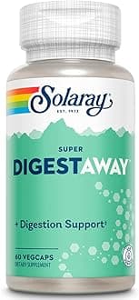 Super Digestaway Digestive Enzymes - Pancreatin, Papain, Ginger, Pepsin, Betaine HCl, Aloe Vera, and More - Digestion & Nutrient Absorption Support - Lab Verified - 60 VegCaps
