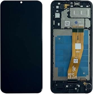 for Samsung Galaxy A04E Screen Replacement Kit with Frame A04e A042F A042F/DS A042M A042A A042W LCD Display Touch Screen Digitizer Frame Assembly Replacement