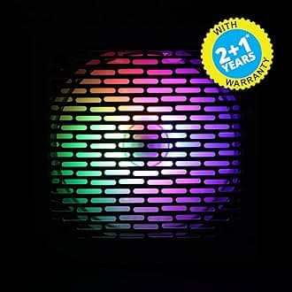 ZEBRONICS Newly Launched VS500Z 500W Non Modular Premium Power Supply with Silent 120mm RGB Fan, Long Flat Cables, PCIe x 1, SATA x 4, 12V 32A (Max.), Over Voltage/Short Circuit Protection(White)