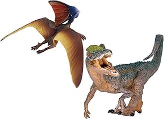 Gemini&Genius Dinosaur Toys, Pterosaur Action Figures, Great Gifts , Collection, Cake Topper, Role-Play, Storytelling Props, Birthday Party Supplies and Room Decoration for Kids