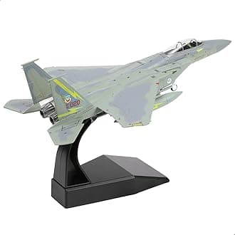 F-15A Eagle Fighter 76-0020 Diecast Metal Aircraft Model with Stand for Adult Military Enthusiast Collection Display or Gift