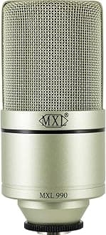 MXL Mics MXL-990 XLR Condenser Microphone (Metallic)