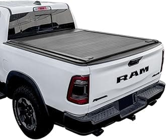 Syneticusa MB Retractable Truck Bed Cover for 2009-2026 Dodge Ram 1500 | 5.7 ft (67”) Short Bed | Aluminum Hard Retractable Tonneau Cover | Waterproof Low Profile