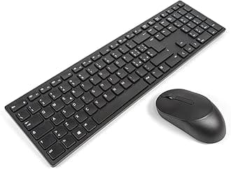 DELL KM5221W ITALIAN Pro Wireless Keyboard & Mouse Combo Bundle, Black