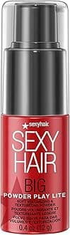 SexyHair Big Powder Play Lite Soft Volumizing & Texturizing Powder, 0.4 Oz | Up to 50% More Volume | Lightweight Powder | Invisible