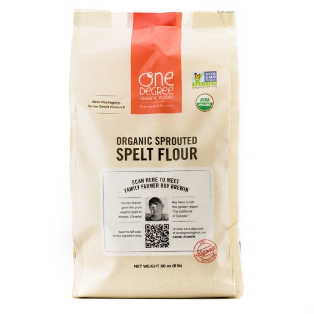 Flour Spelt Sprouted Organic, 80 Ounce