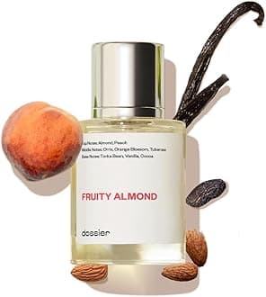 DossierFruity Almond - Eau de Parfum - Inspired by C.H.errera G.ood Girl - Perfume Luxury - Pure Infused - Paraben Free - Vegan - For Women - Fragrance 1.7 0z (Spray 50ml)