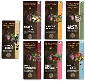 Assorted Chocolate Bars - Pack of 7 Different Flavours