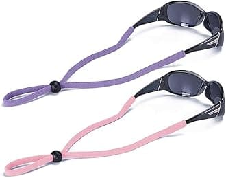 SHINKODA Adjustable Glasses Strap for Adults and Kids | 2-Pack Eyewear Retainer Cord for Reading, Safety, Sports & Sunglasses