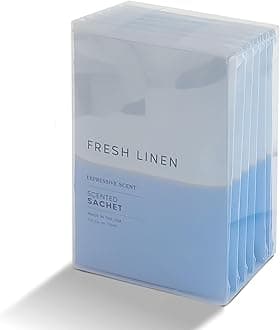 Expressive Scent 6 Pack Fresh Linen Large Scented Sachet Envelope