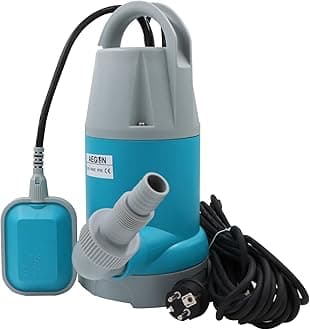 AEGON ASP750 1 hp Pure Copper Sewage Single Phase IPX8, 13000 L/H, Max Height 8m, Depth 7m Submersible Water Pump (Blue)