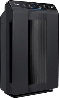 – 5500-2 Air Purifier for Home Bedroom, CADR 390m³/h, 99m², Carbon & HEPA Filters Pollen Allergies Dust Smoke Odors, Air Cleaner Smart Sensor, Sleep Auto Mode