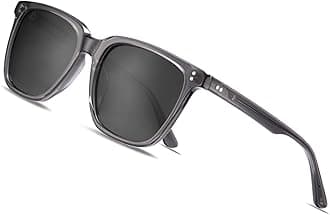 – Retro Square Mens Sunglasses Polarised Eyewear 100% UV Protection for Driving Travel