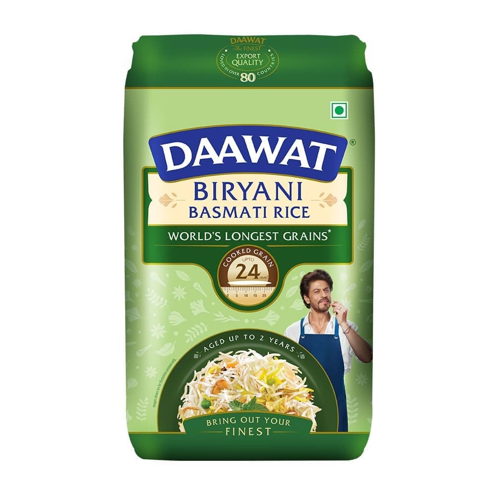 Daawat Biryani Basmati Rice - 1 Kg - Pack May Vary