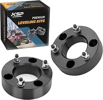 KSP 2.5" Front Leveling Lift Kits for F150 2004-2026, 2.5in Chassis Level Kit Compatible With Expedition 2003-2018, Mark LT, 2pcs Auminum Suspension Strut Spacers Work On shock Absorber