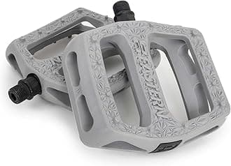 Facet Bike Pedals 9/16" - High Grip, Fiber-Reinforced Plastic & Chromoly Axle, for BMX, MTB & Kids Bikes - Multiple Colors