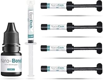 NanoCom Composite Kit | Universal Nano-Hybrid Composite Restorative | High-Strength, Radio-Opaque Fillings | Aesthetic, Durable & Long-Lasting Dental Restorations