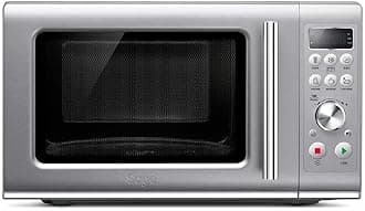 The Compact Wave Soft Close Microwave, Silver