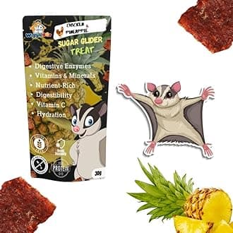30g Chicken & Pineapple SugarGlider Treat | High-Protein Snack | Antioxidant-Rich | Crunchy & Healthy | Wholesome | Training | Easy to Digest