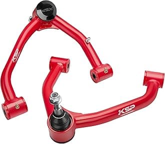 KSP Front Upper Control Arm wih Ball Joint for 2007-2018 Silverado Sierra 1500, OE Control Arms Replacement for Tahoe Avalanche Suburban Yukon XL Escalade K80669 K80670 K6541, Red