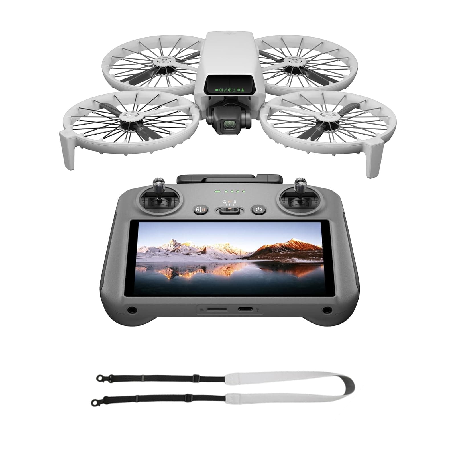 Flip With RC 2 Screen Remote Controller, Follow Me Drone With 4K UHD Camera for Adults, Under 249 g, 3-Axis Gimbal Stabilization, 13km Video Transmission, Palm Takeoff, 31-Min Flight Time