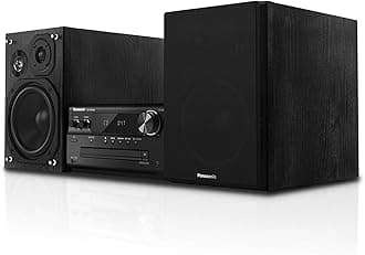 Panasonic SC-PMX94EG-K Micro HiFi System in black (120 Watt RMS, Digital Radio DAB+, CD, FM Radio, Bluetooth, USB, AUX)