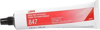 3M Nitrile High Performance Rubber and Gasket Adhesive 847, Brown, 5 Oz Tube, 1 Each