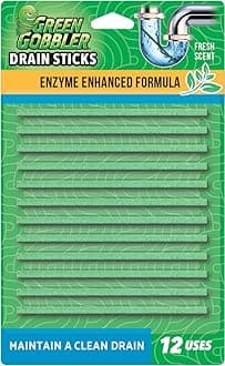 Green Gobbler BIO-Flow Drain Strips - 12 PAC (Drain Cleaner & Deodorizer)