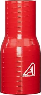 70mm (2.8") to 60mm (2.4") Straight Reducer Hose Coupler Intercooler Universal Tube Red