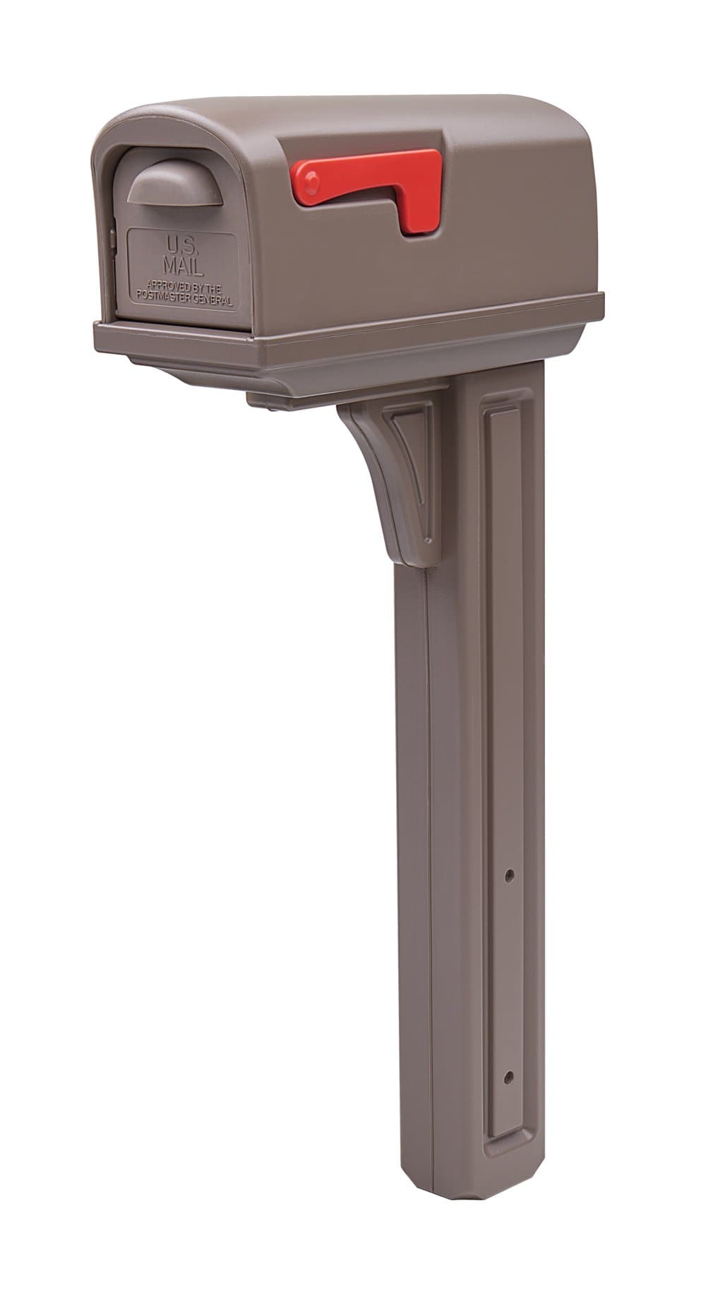 Gibraltar MailboxesGCL10000M Classic Mailbox with Post, Mocha, L