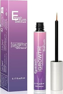 Premium Eyelash Growth Serum, Eyebrow Growth Serum, 18 Plant Extracts for Advanced Lashes Enhancer Longer, Fuller and Thicker, Natural Beauty Enhancement (4.69ml)