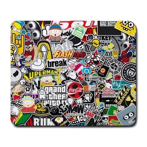 MYWEET1 X Sticker Bomb 3 Mouse Pad