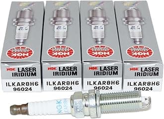 NGK 96024 ILKAR8H6 Iridium Spark Plug, Pack of 4