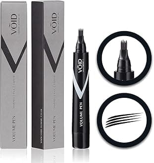 Beard Pen Filler for Men Instant Beard Pen & Filler Beard Pencil, Easy Beard Pen Liner, Beard Filler Pen & Beard Marker, Waterproof Pen (Black, Single)