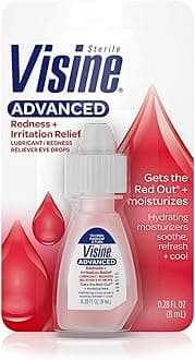 Visine Advanced Relief Redness Reliever Eye Drops, 0.28 oz by Visine