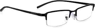 Reading Glasses Men Non Prescription Half Frame Glasses Stylish Comfortable Glasses for All Day Wear