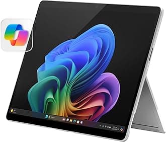 Microsoft Surface Pro 2-in-1 Laptop/Tablet (2024), Windows 11 Copilot+ PC, 13" Touchscreen OLED Display, Snapdragon X Elite (12 Core), 16GB RAM, 512GB Storage, 5G Connectivity, Platinum (Renewed)