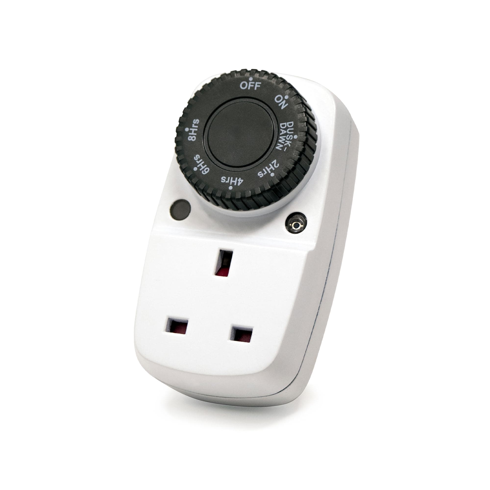 Defender EasyTurn Dusk to Dawn Timer Plug - Automatic Day Night Light Timer Switch - 240V 3-Pin UK Plug - Energy-Saving Programmable Controller for Electrical Home Appliances