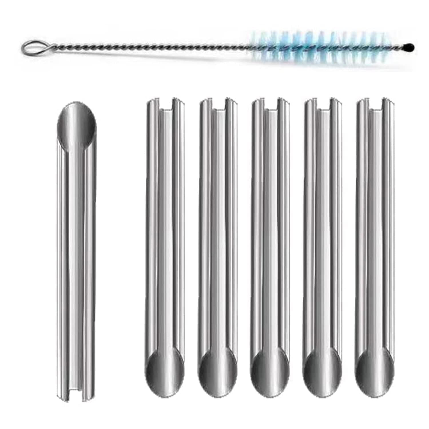 Headphone Plug Extraction Tool - Customized Metal Tube Grip Stick Puller, Tip Removal Tool With Hole Cleaning Brush