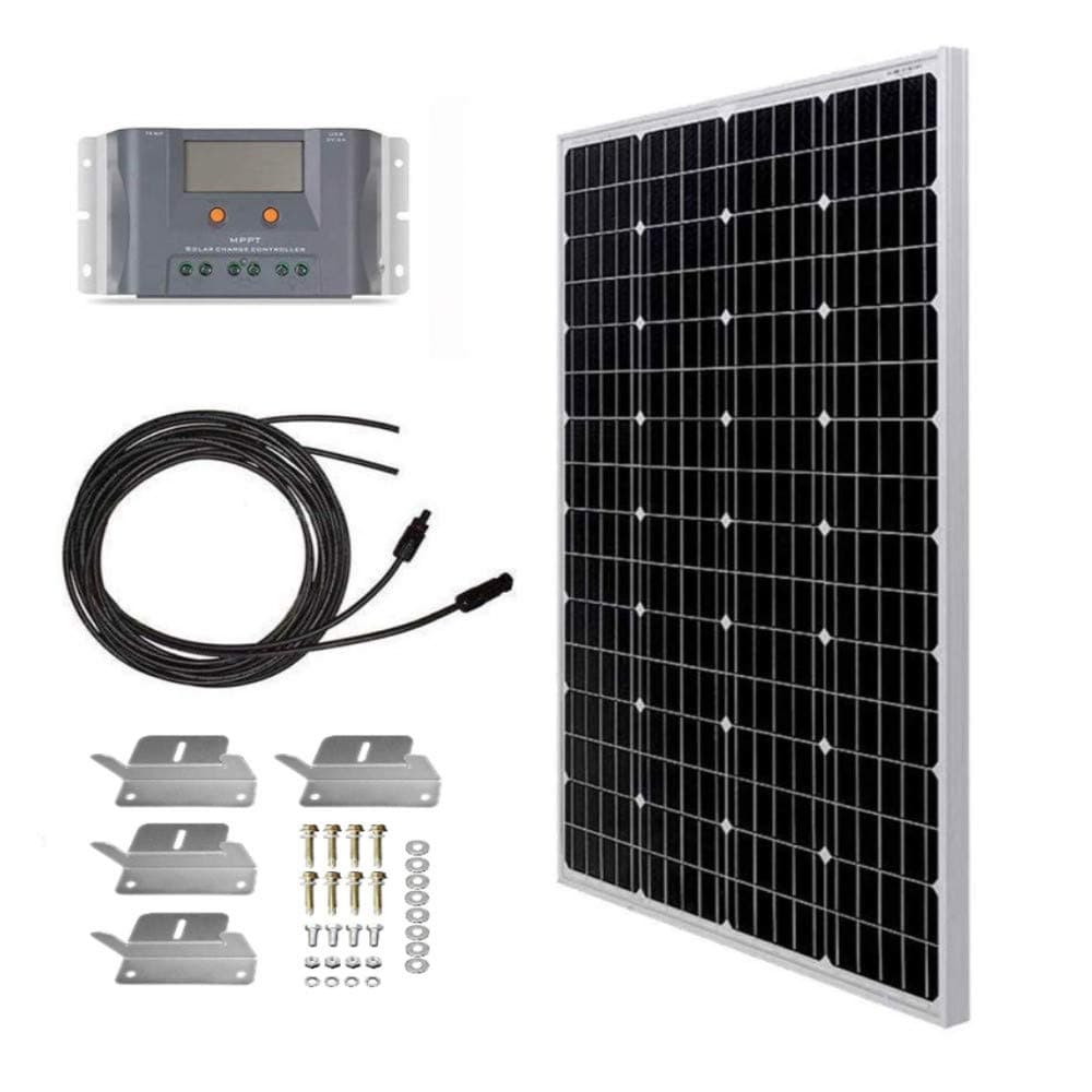 100W 12V Mono Solar Panel Kit