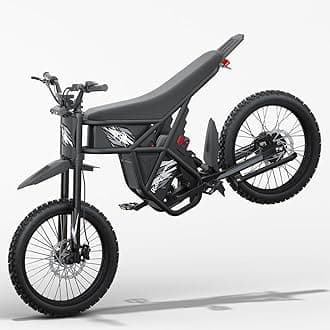GT73 /GT73 Pro/ GT73 Mini Electric Dirt Bike for Adults/ Teens - 3000W/ 2500W Motor - 50/37 MPH High-Speed, 25"/14'' Fat Tires & Dual Removable Battery, All-Terrain Off-Road eBike for Snow, Sand