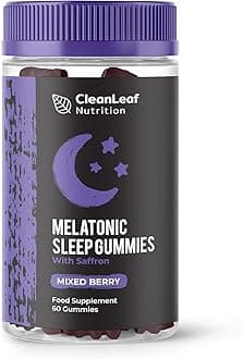 Natural Sleep Support Gummies for Adults - Melatonic Formula for Restful Nights, Sleep Gummies Promoting Natural Melatonin Production, Promotes Healthy Sleep Patterns, 60 Count