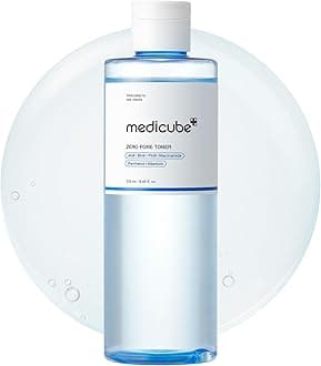 medicube Zero Pore Toner I Exfoliating & Hydrating Blue Bottle Water Toner with AHA, BHA, PHA, Niacinamide, and Panthenol | Korean Skin Care for Pores, Texture, and Moisture Care (8.45 fl. oz.)