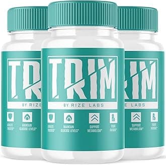 rize labs Trim Supplement, Capsules for Advanced Weight Loss, Pills Curated to Push Through The Cutting and Sculpting Phase a Sculpted Physique - Pack of 3(180 Capsules)