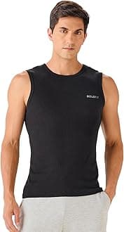 Boldfit Gym Vests for Men Workout Breathable Vest for man Lightweight Sleeveless t Shirts for Men Regular fit Gym Vest for man Round Neck Tank top Boys